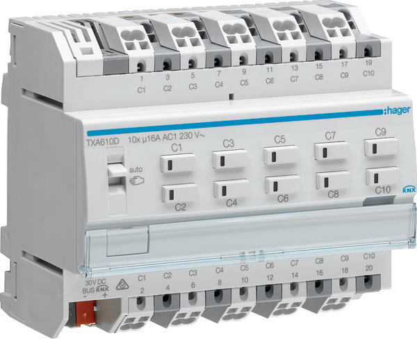 KNX-Aktor mit <strong>quick</strong>connect Anschlusstechnik